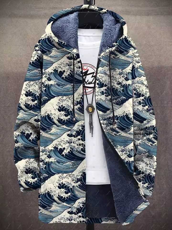 Lykke – Luksuriøs Kunstinspirert Cardigan for Kreative Sjeler