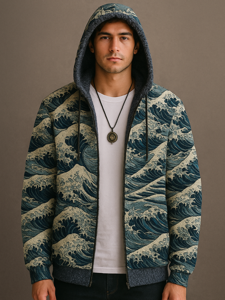 Lykke – Luksuriøs Kunstinspirert Cardigan for Kreative Sjeler