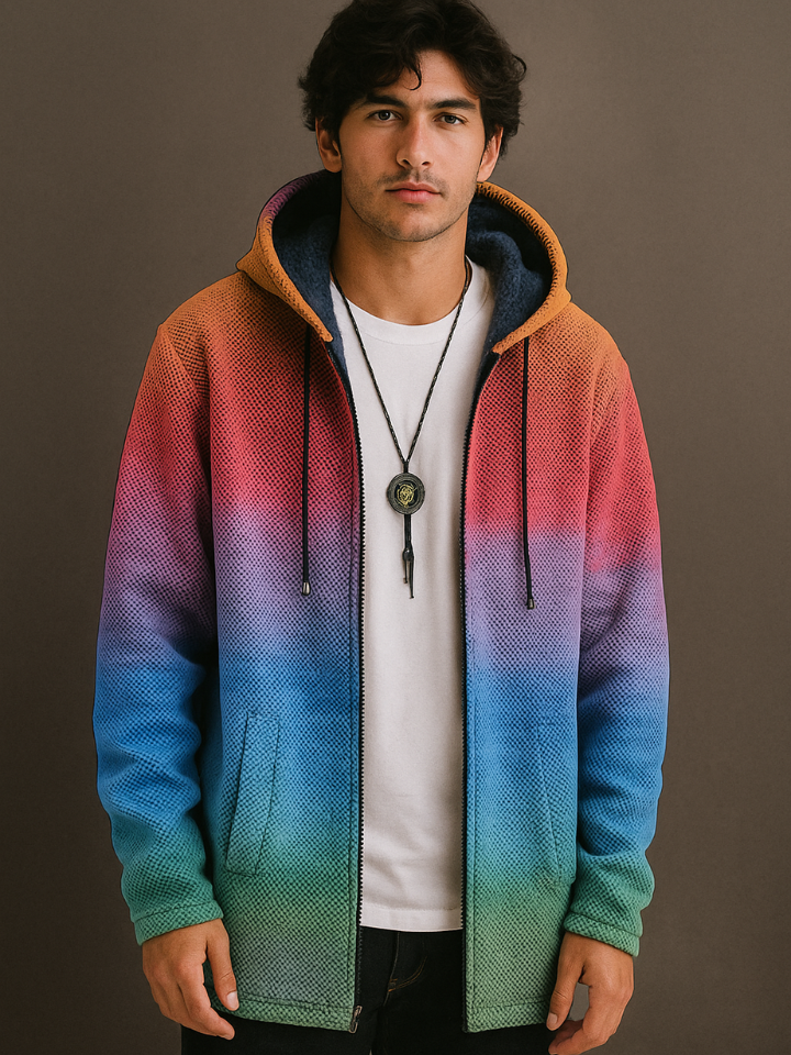 Lykke – Luksuriøs Kunstinspirert Cardigan for Kreative Sjeler