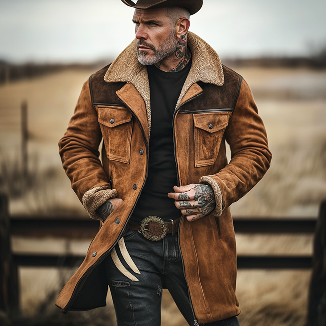 Alv Vintage Outdoor-frakk med Flere Lommer – Tidløs Stil og Komfort