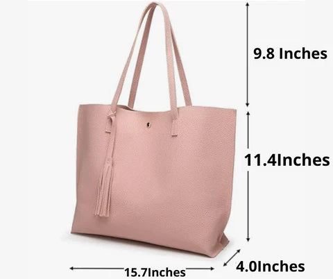 Annebritt | Sett med skinnveske og skulderveske