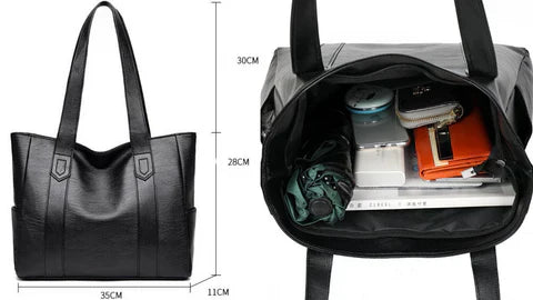 Andrea | Skulderveske i skinn