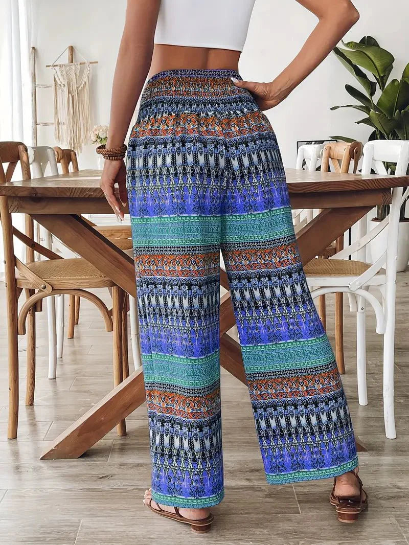 Alessia | Trendy sommerbukse dame med vide ben