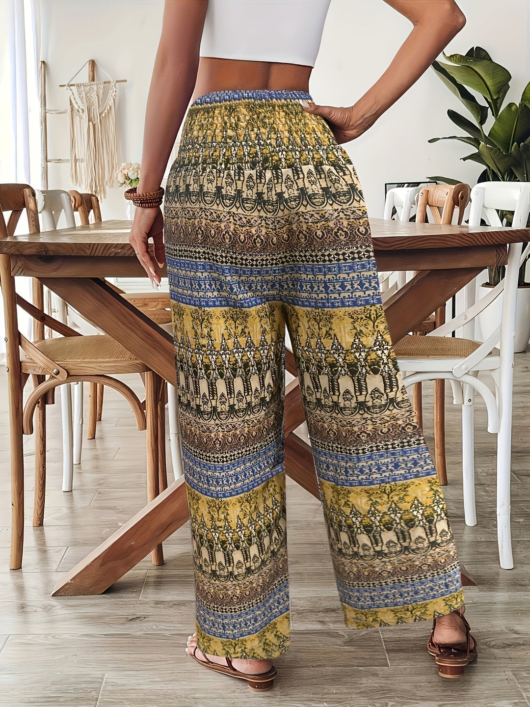 Alessia | Trendy sommerbukse dame med vide ben