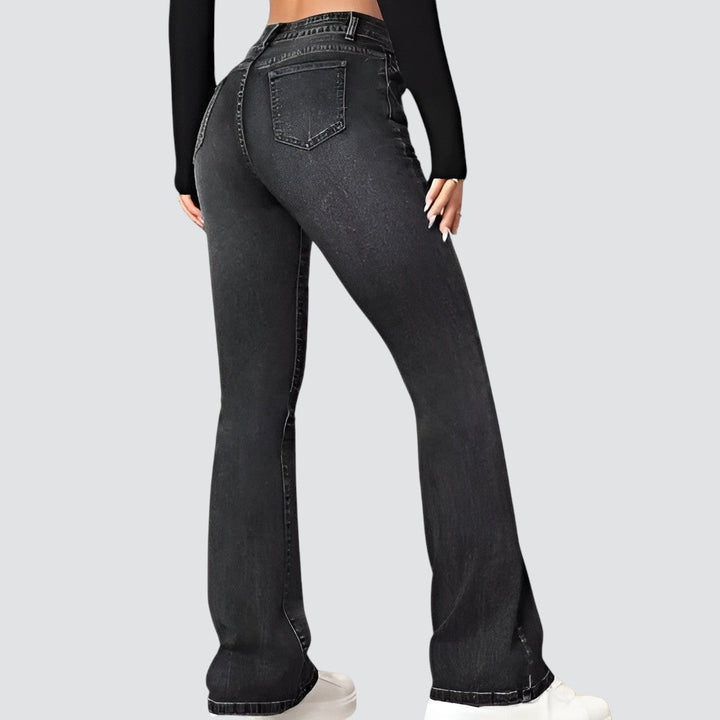 Edna | Høyt midje jeans med vide ben