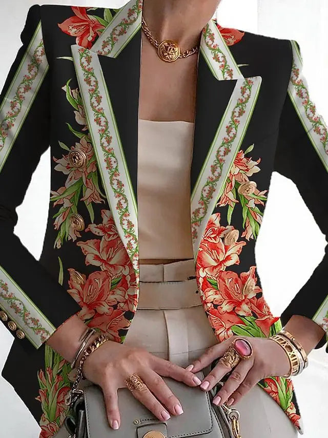 Florence | Elegant blazer med blomsterdesign