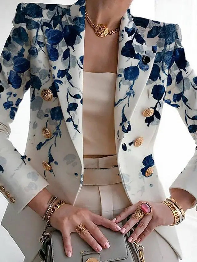Florence | Elegant blazer med blomsterdesign