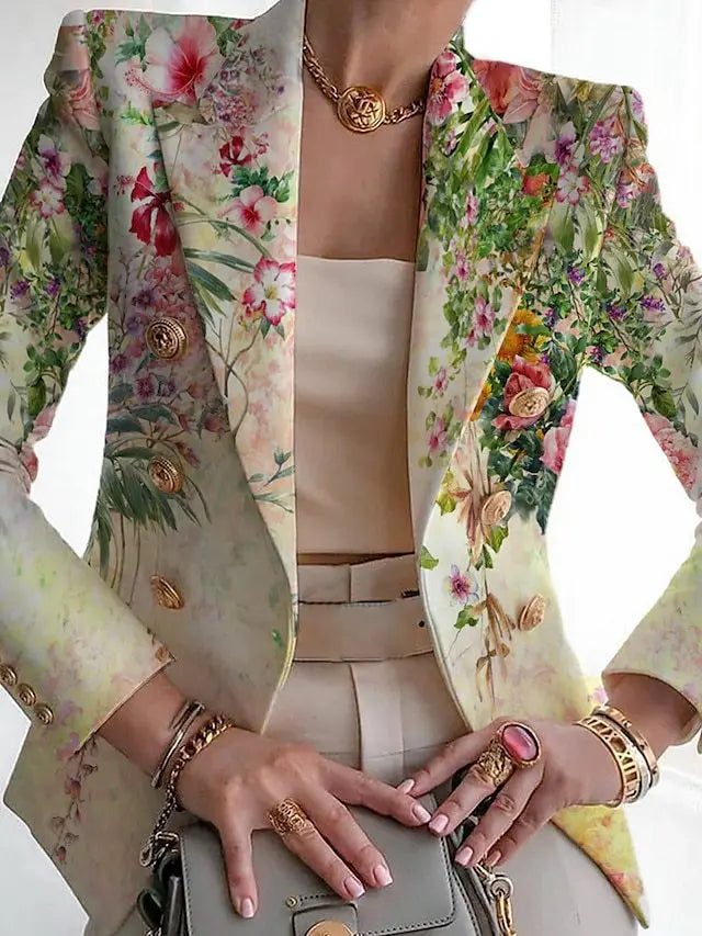 Florence | Elegant blazer med blomsterdesign