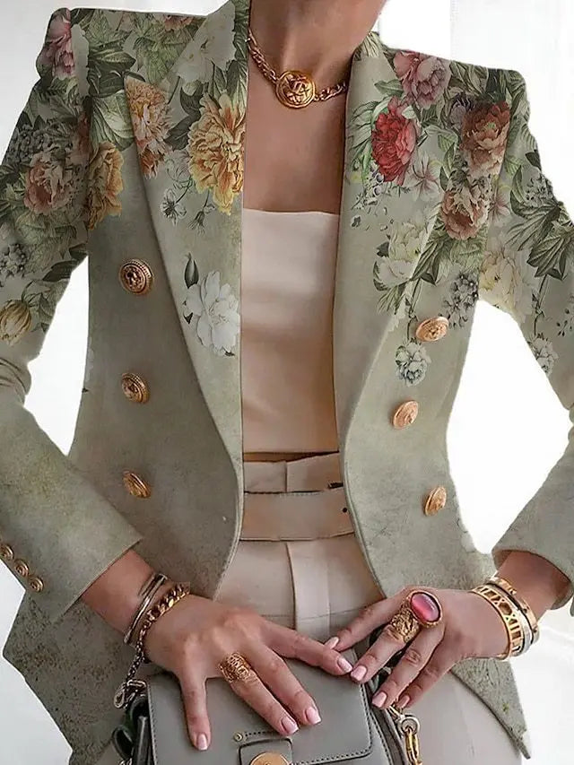 Florence | Elegant blazer med blomsterdesign