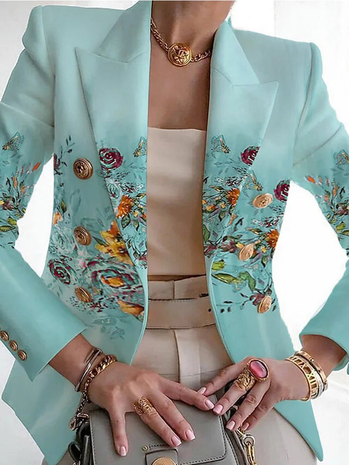Florence | Elegant blazer med blomsterdesign