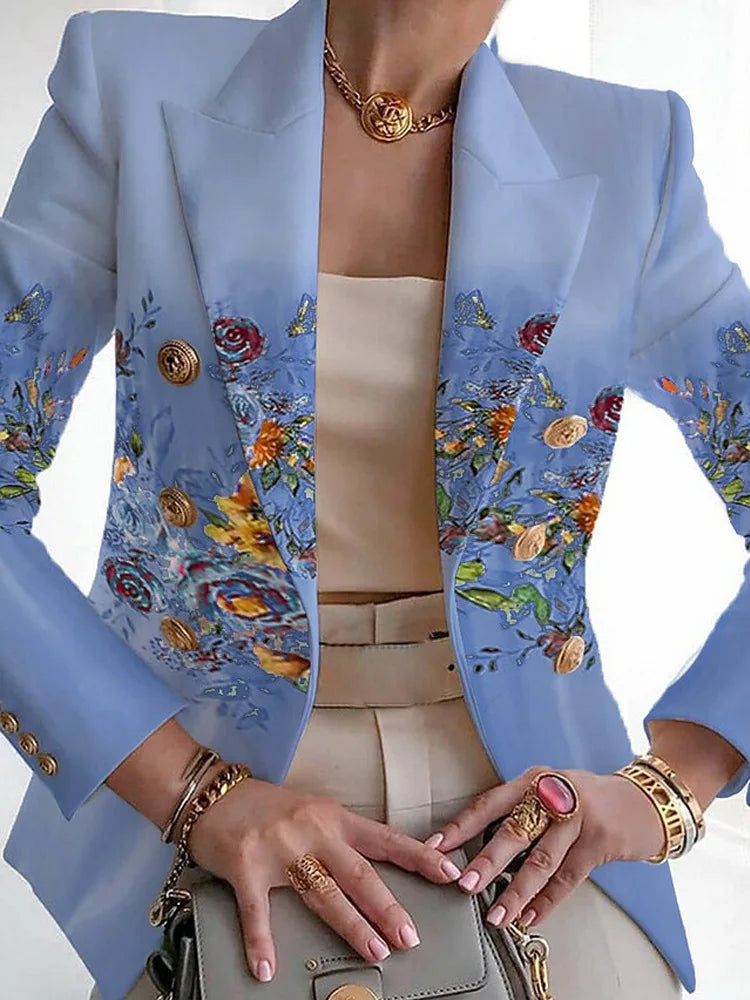 Florence | Elegant blazer med blomsterdesign