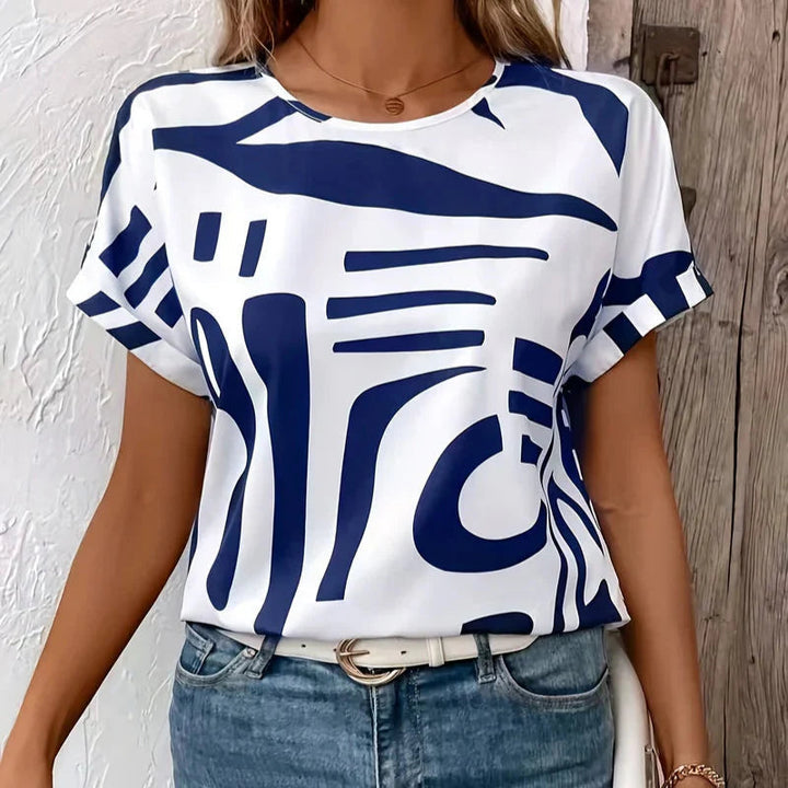 Gabriela | Elegant bluse med unikt mønsterdesign