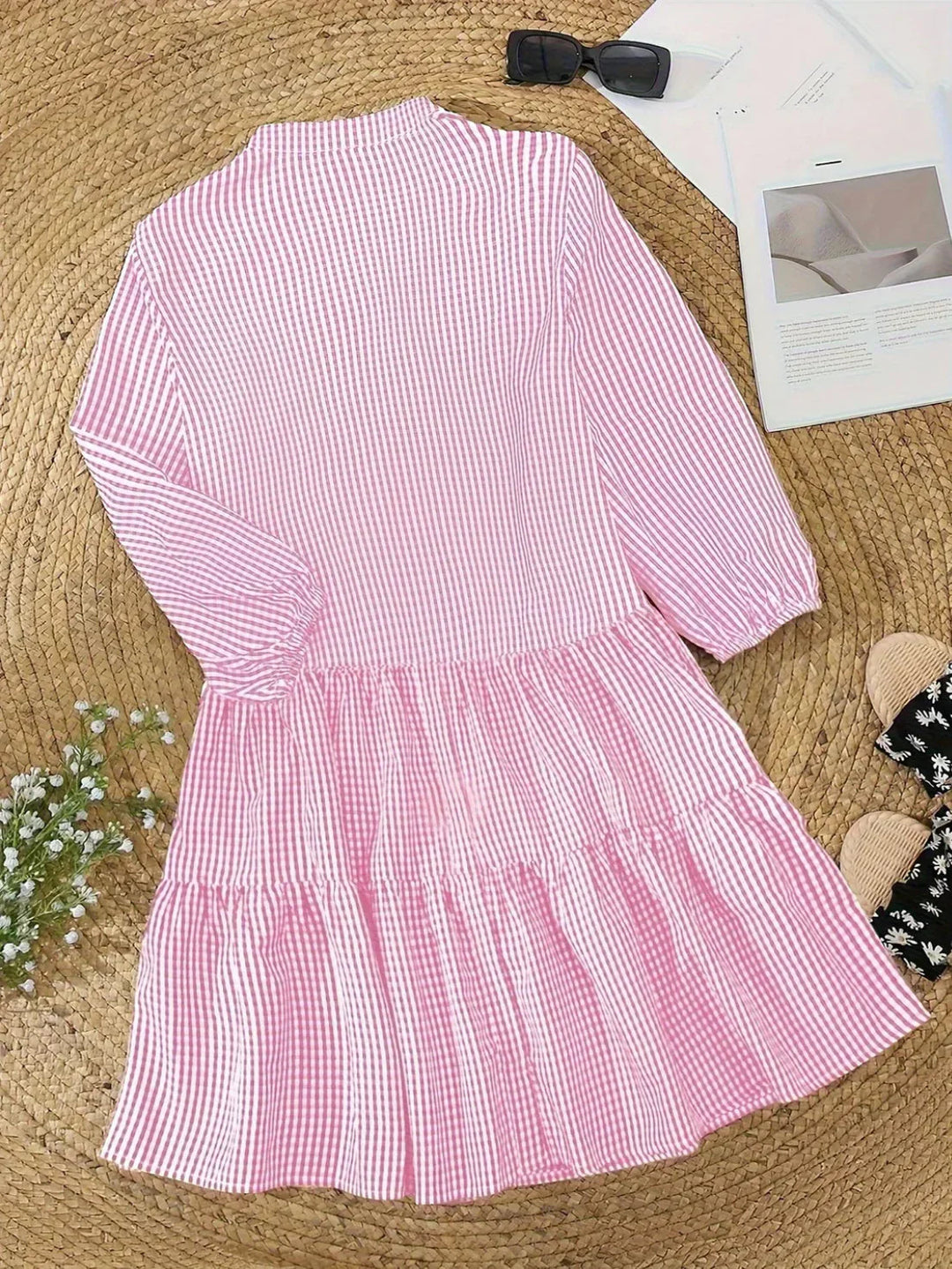 Ines | Hvit sommerkjole med tidløst design