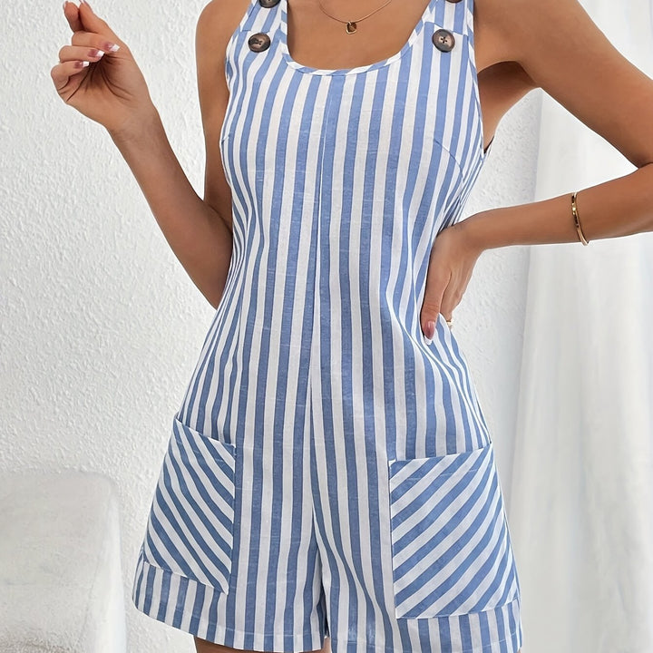 Julie | Stripete sommerhoppdrakt med lommer