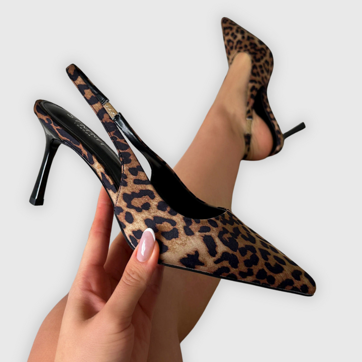 Lory | Elegante slingback pumps med spiss tå