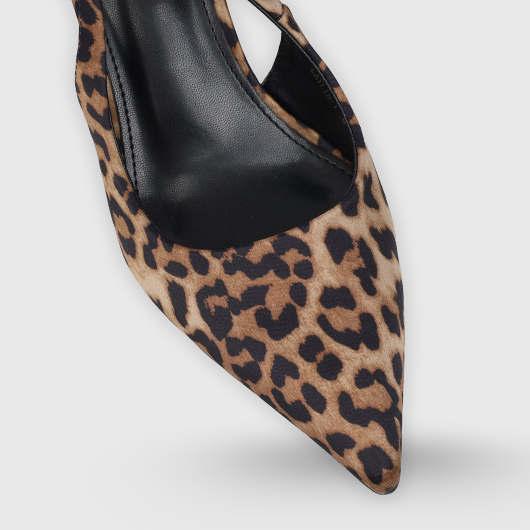 Lory | Elegante slingback pumps med spiss tå