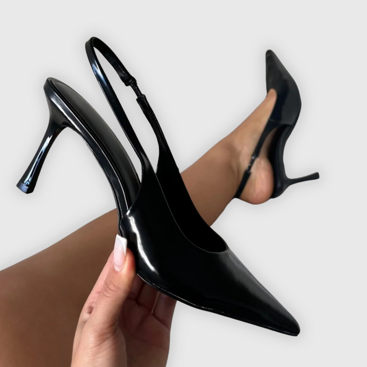 Lory | Elegante slingback pumps med spiss tå