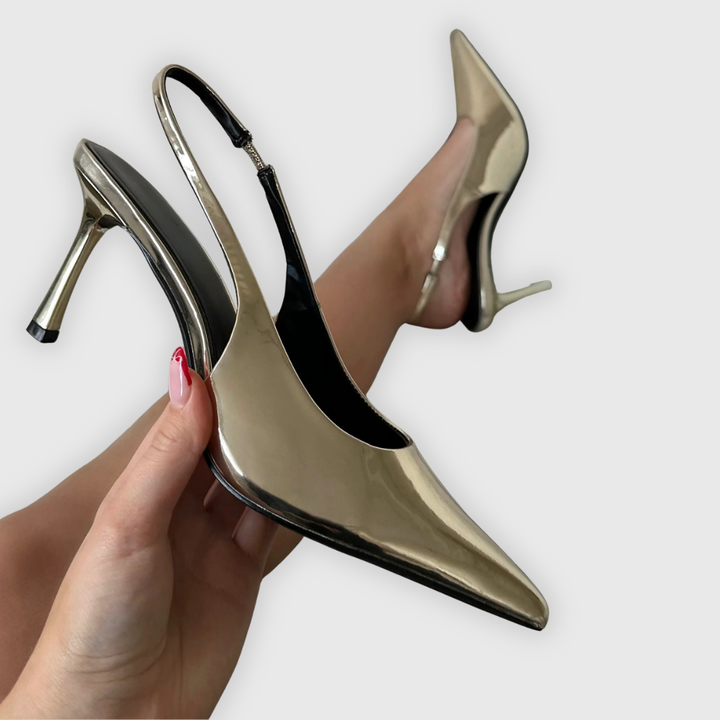 Lory | Elegante slingback pumps med spiss tå