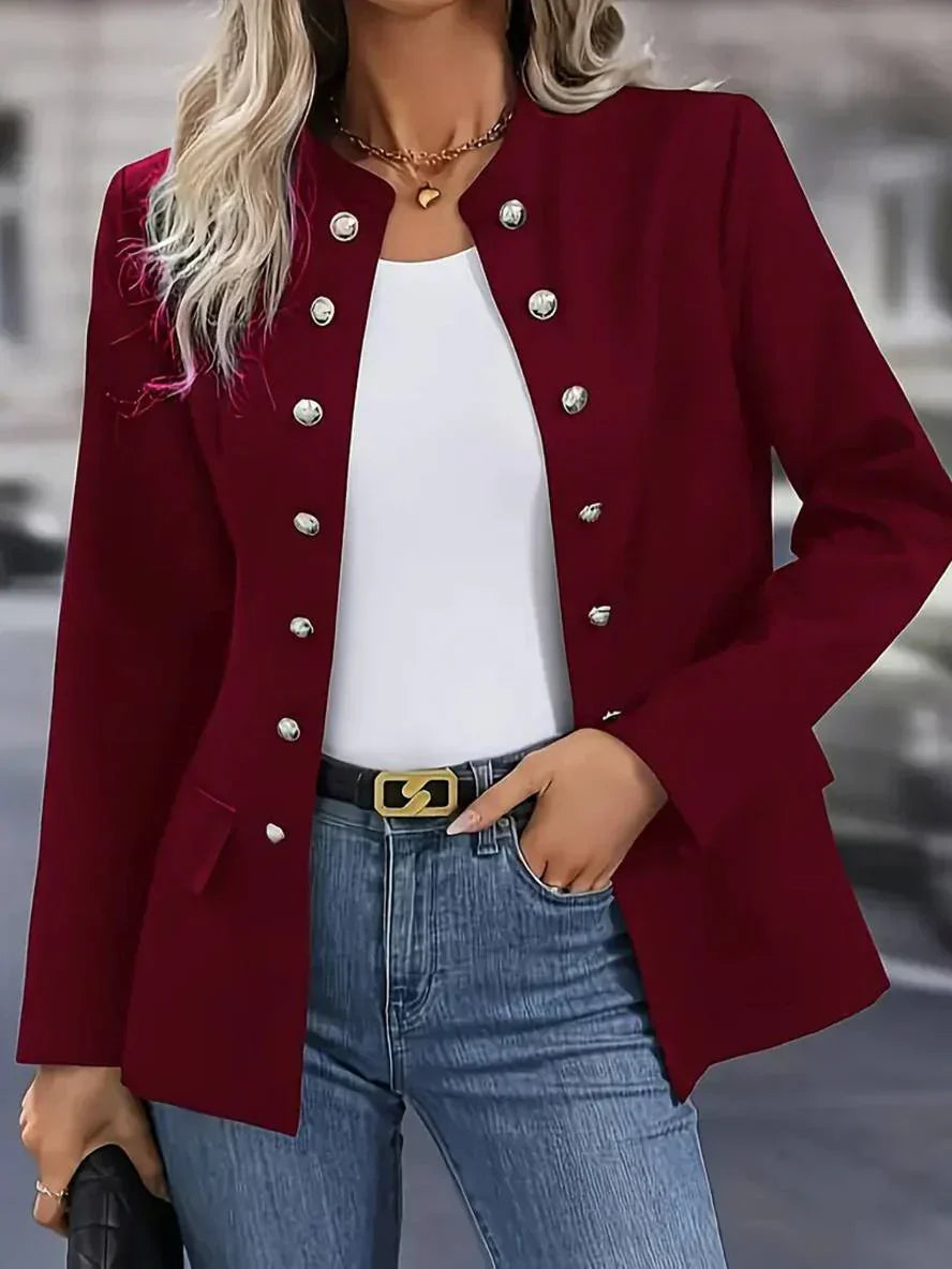 Louise | Elegant blazer med militærinspirert design