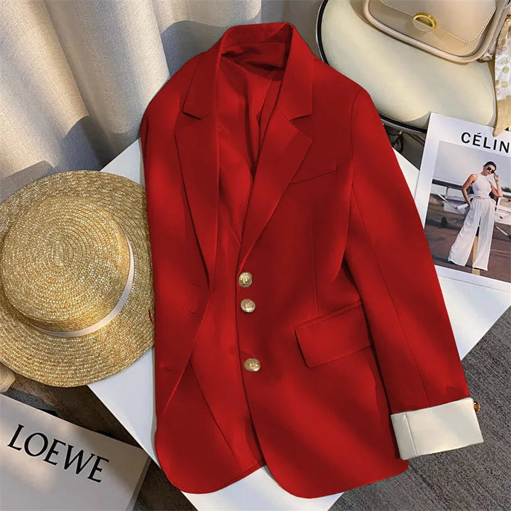 Lucille | Elegant blazer dame med gullknapper