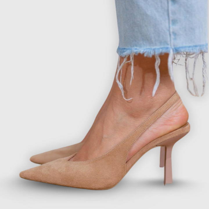Marlena | Elegante slingback pumps med komfortabel hæl