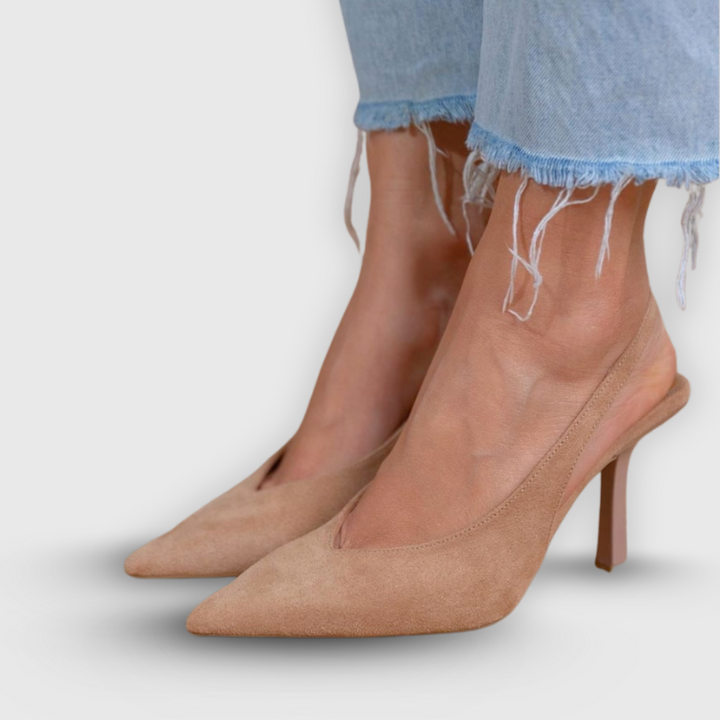 Marlena | Elegante slingback pumps med komfortabel hæl