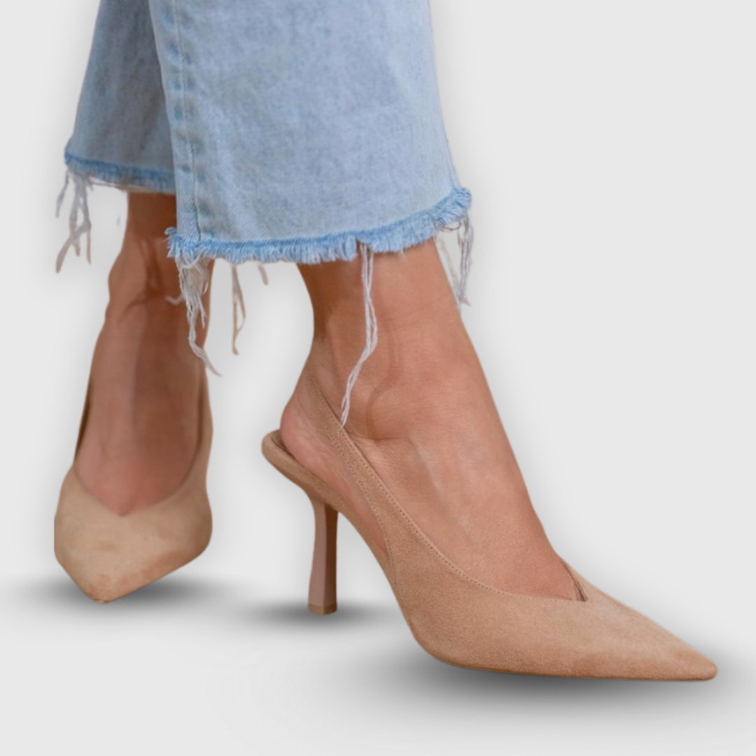 Marlena | Elegante slingback pumps med komfortabel hæl