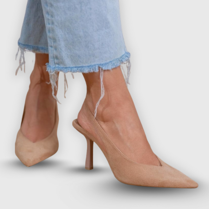 Marlena | Elegante slingback pumps med komfortabel hæl