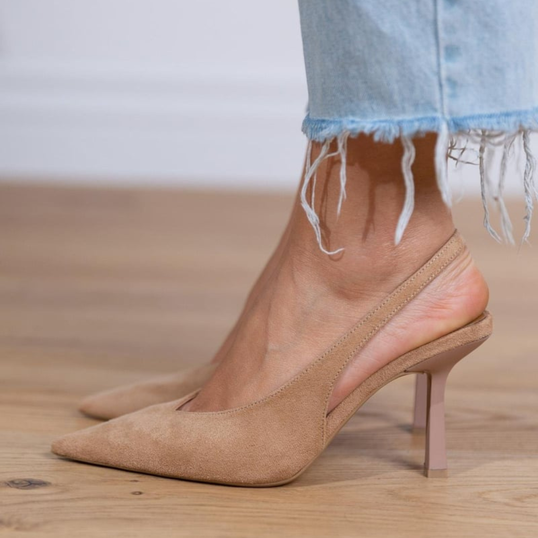 Marlena | Elegante slingback pumps med komfortabel hæl