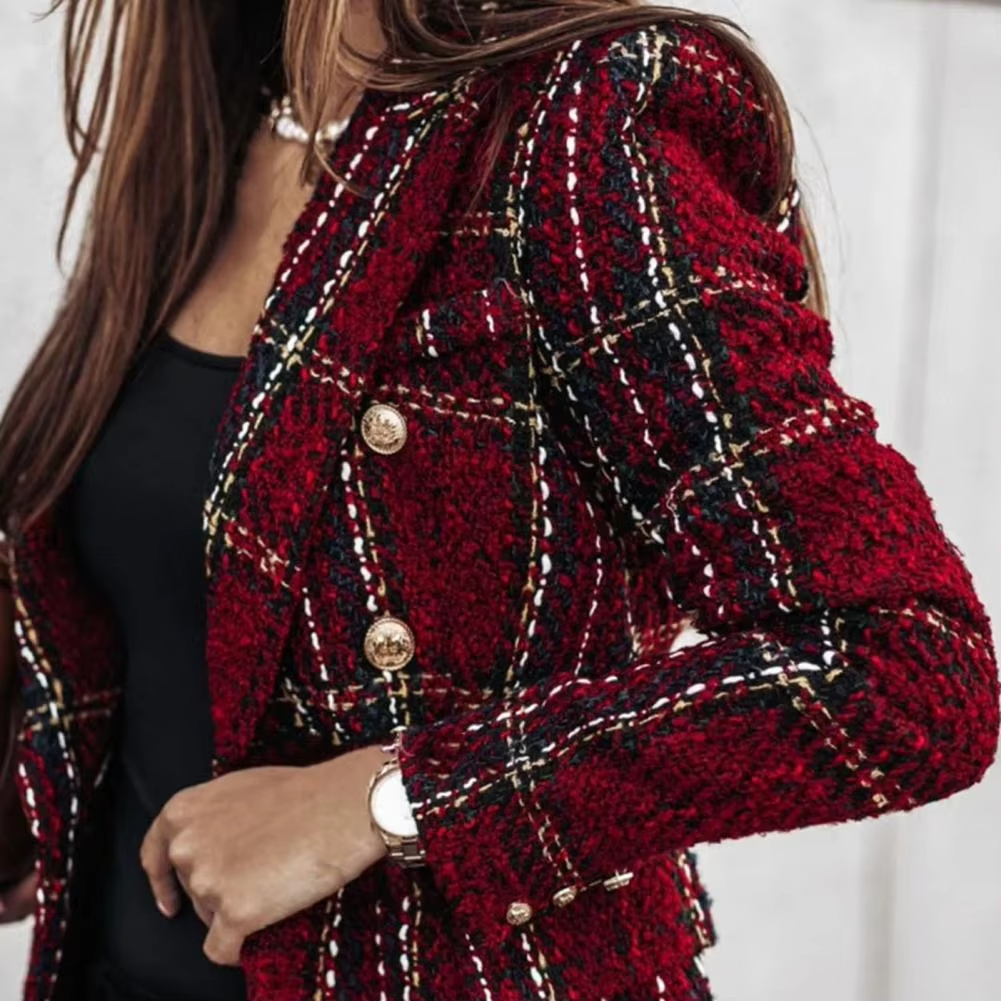 Miranda | Elegant blazer dame med glitrende detaljer