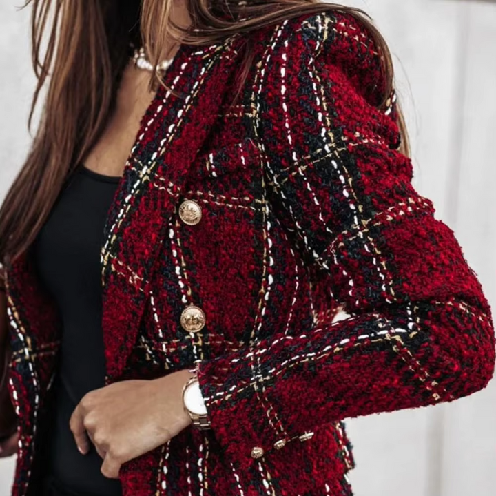 Miranda | Elegant blazer dame med glitrende detaljer