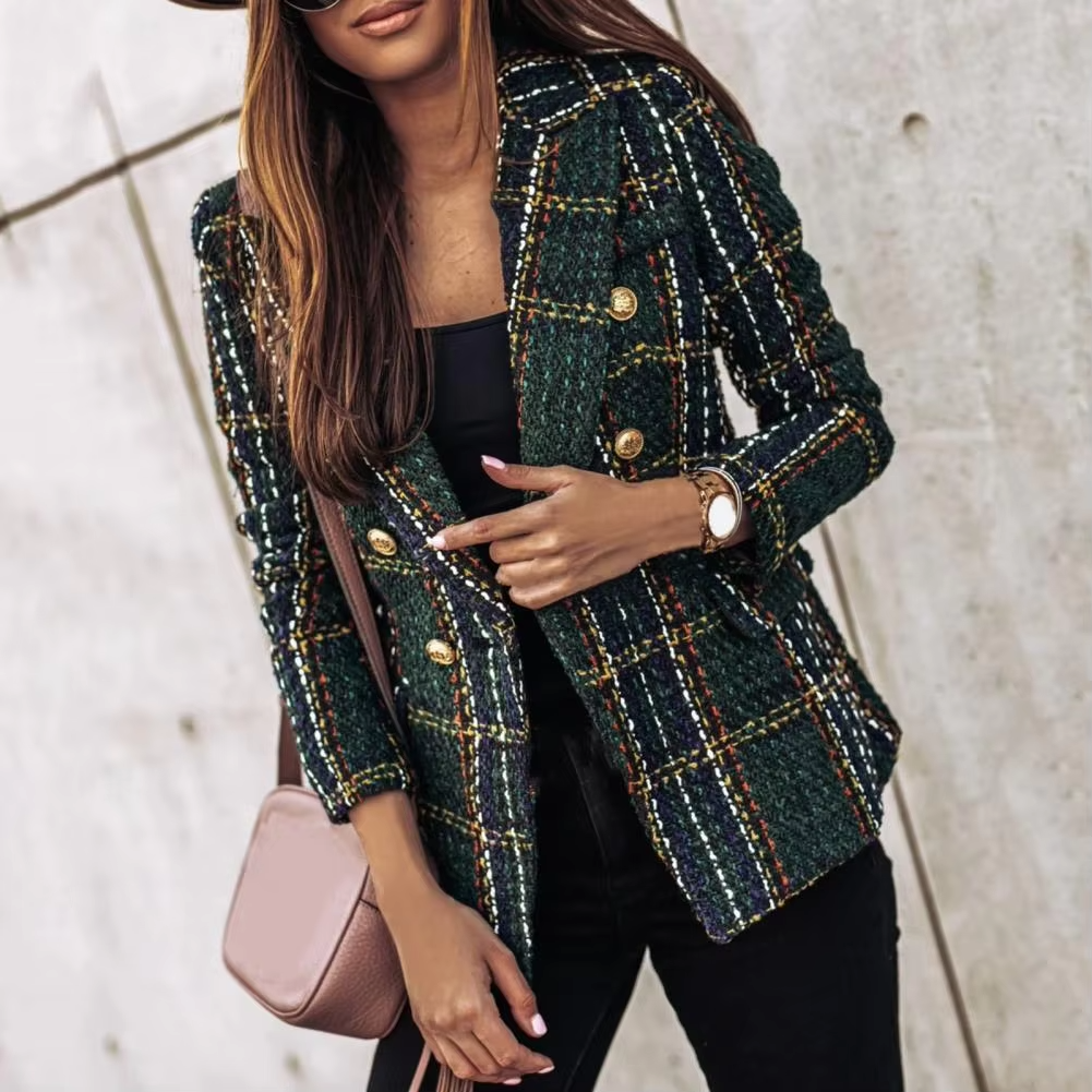 Miranda | Elegant blazer dame med glitrende detaljer