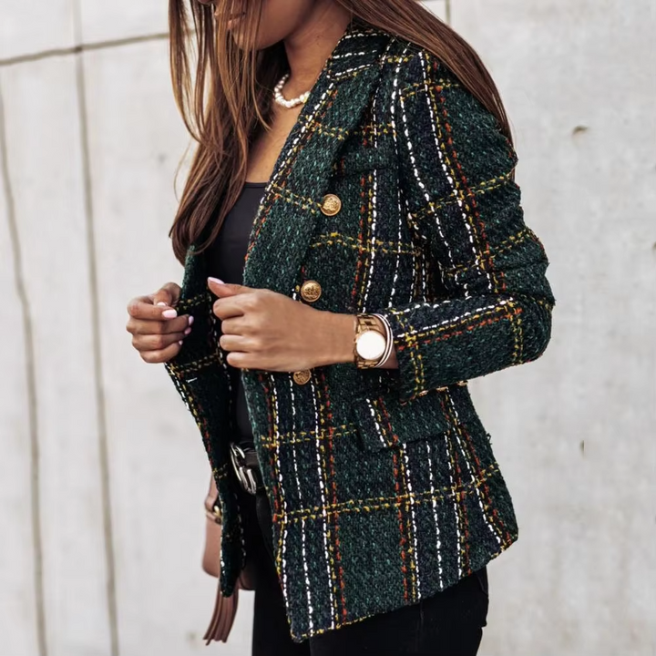 Miranda | Elegant blazer dame med glitrende detaljer