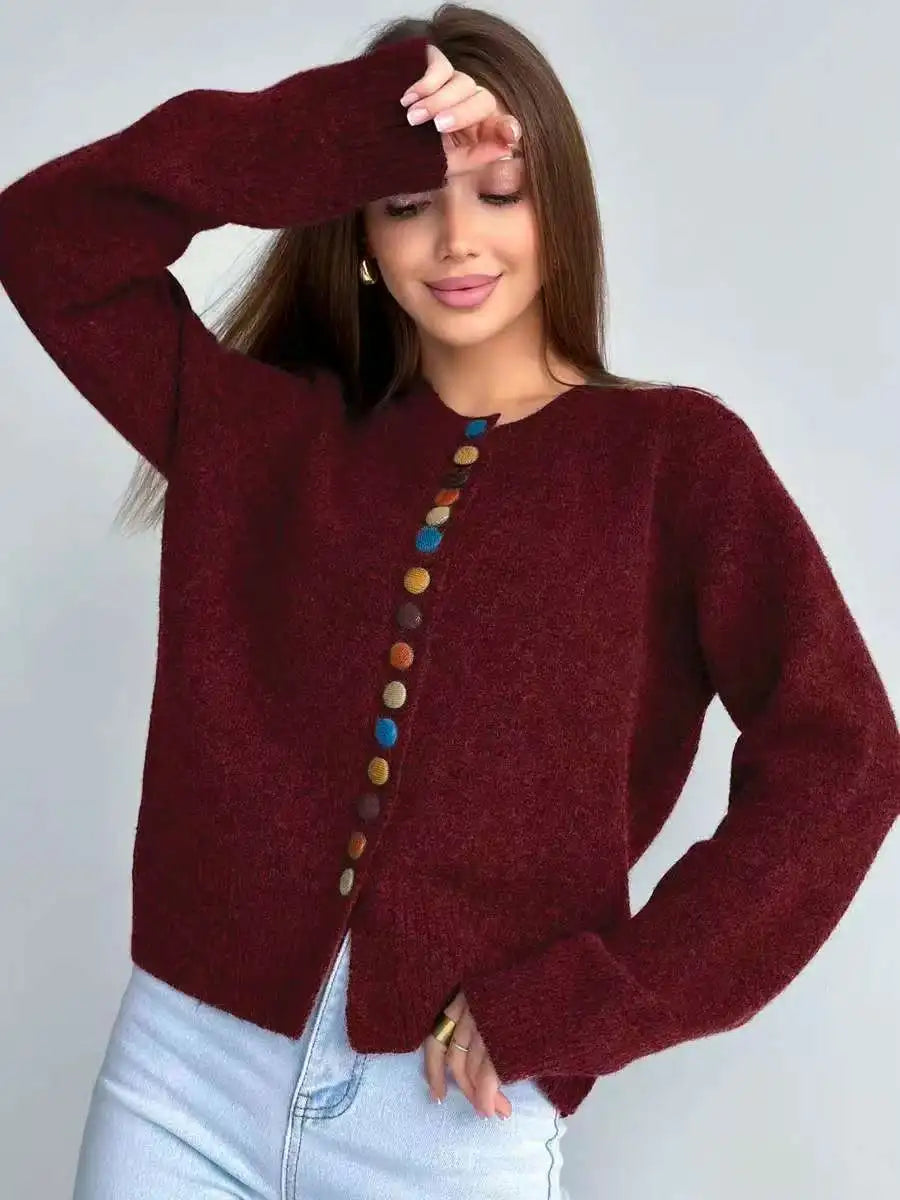 NOELLE | CARDIGAN MED KNAPPER
