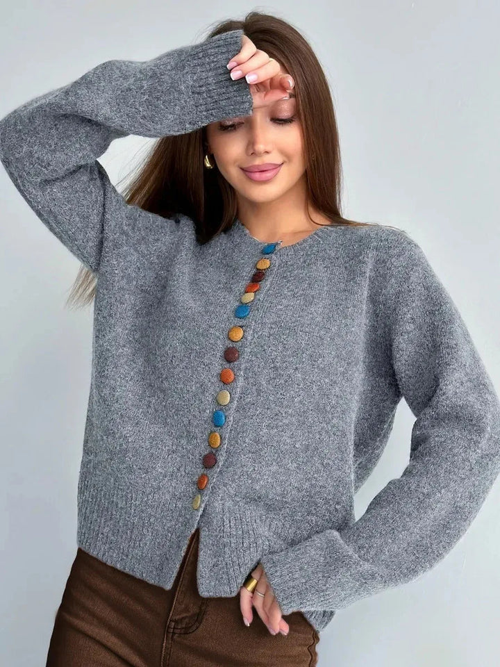 NOELLE | CARDIGAN MED KNAPPER