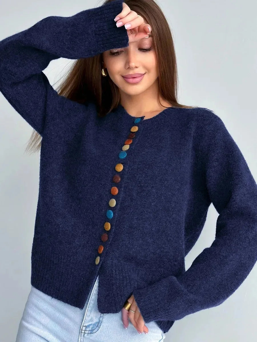 NOELLE | CARDIGAN MED KNAPPER