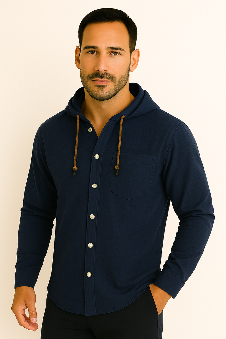 Ragnar | Luksuriøs skjorte med hette