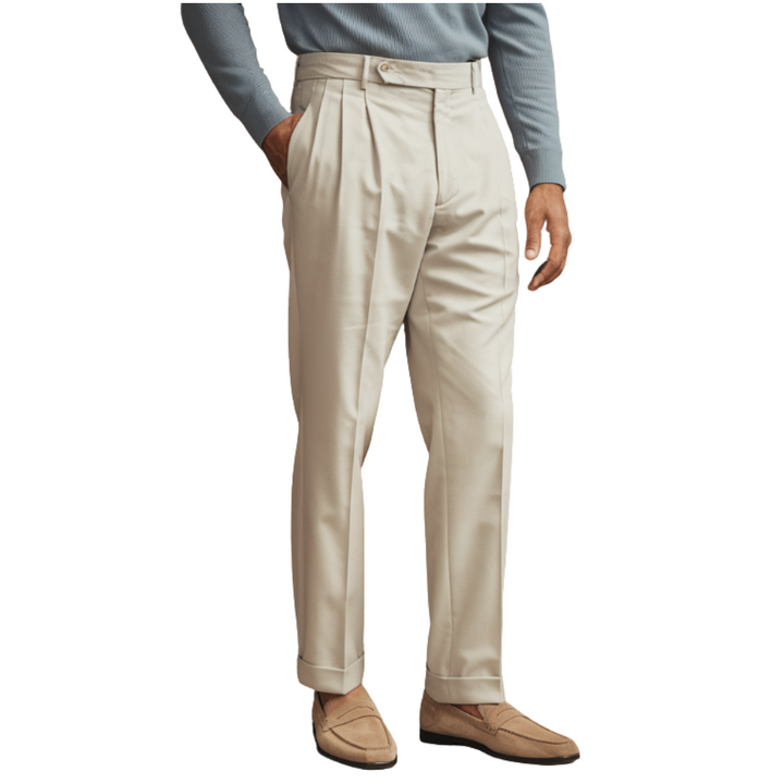 Halvard | Bukser med bretter