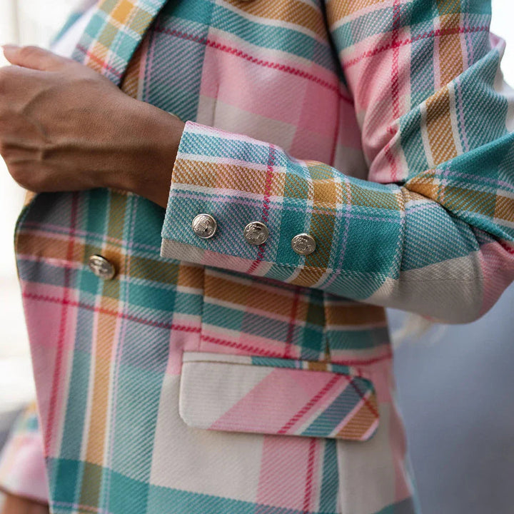 Tara | Flerfarget blazer med skreddersydd passform