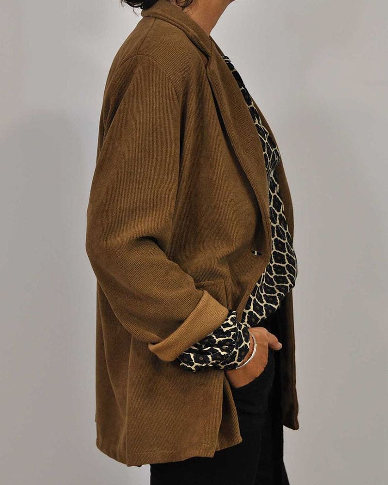 Ursula | Avslappet V-hals skjorte med løs passform