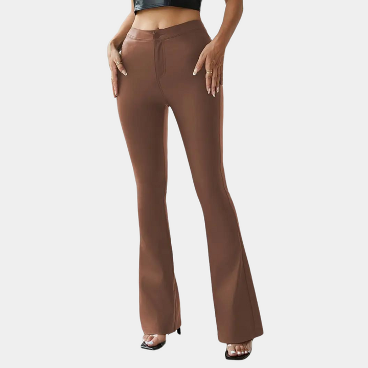 Veronika | Stilige høytaljede bukser med vidde