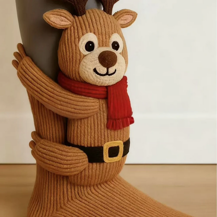 Tor Animal Sokkene – Myke Sokker med 3D-dyr for Komfort og Stil