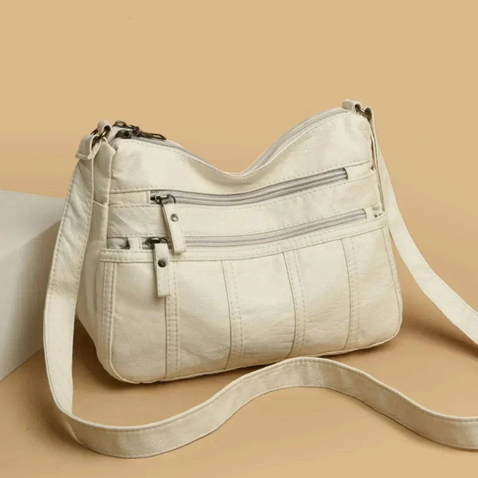 Annnika | Myk Lær Crossbody Veske